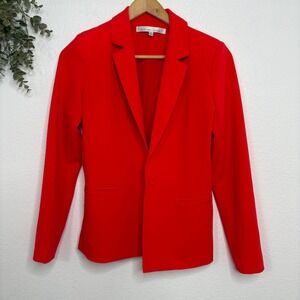 LOVERS + FRIENDS Red Single Button Blazer Jacket XS